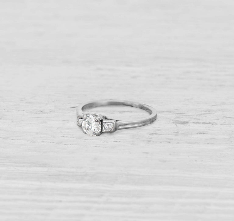 .50 CARAT ART DECO TIFFANY & CO DIAMOND ENGAGEMENT RING