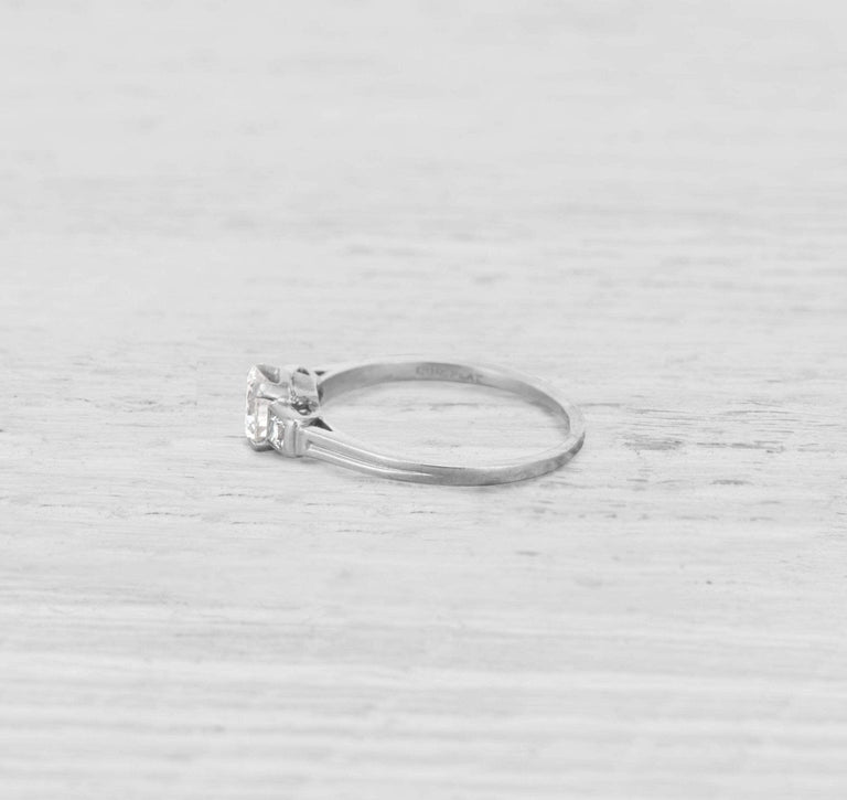 .50 CARAT ART DECO TIFFANY & CO DIAMOND ENGAGEMENT RING