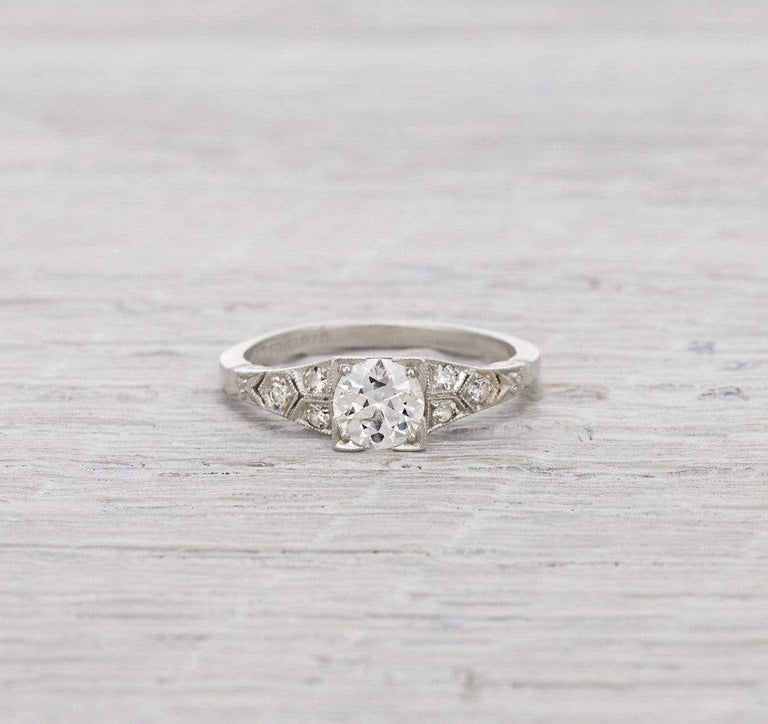 .50 Carat Diamond Art Deco Engagement Ring