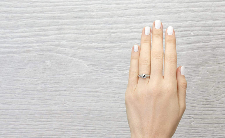 .50 Carat Diamond Art Deco Engagement Ring