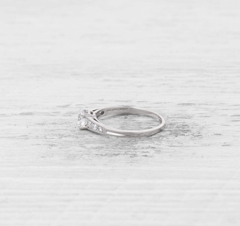 .50 CARAT DIAMOND TIFFANY & CO ART DECO ENGAGEMENT RING