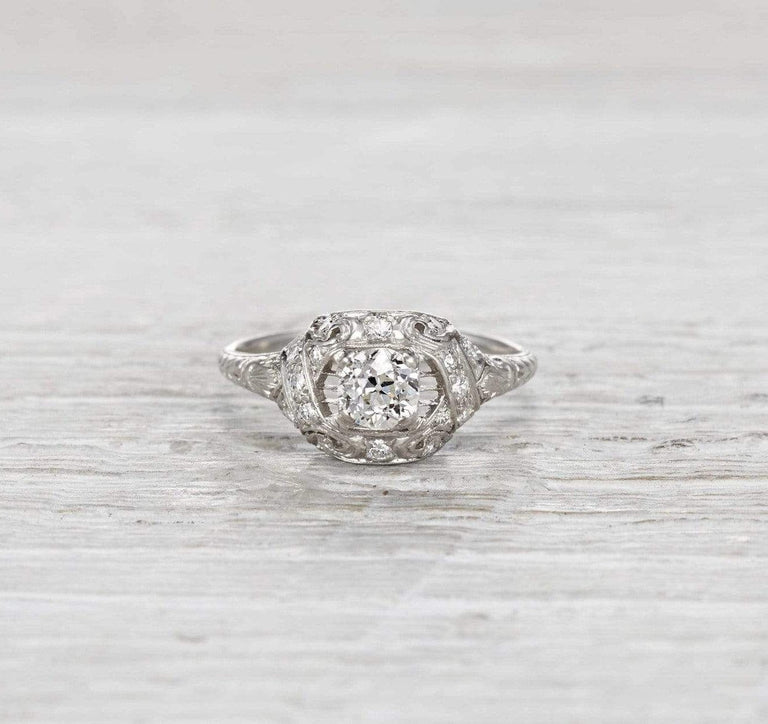 .50 Carat Edwardian Engagement Ring