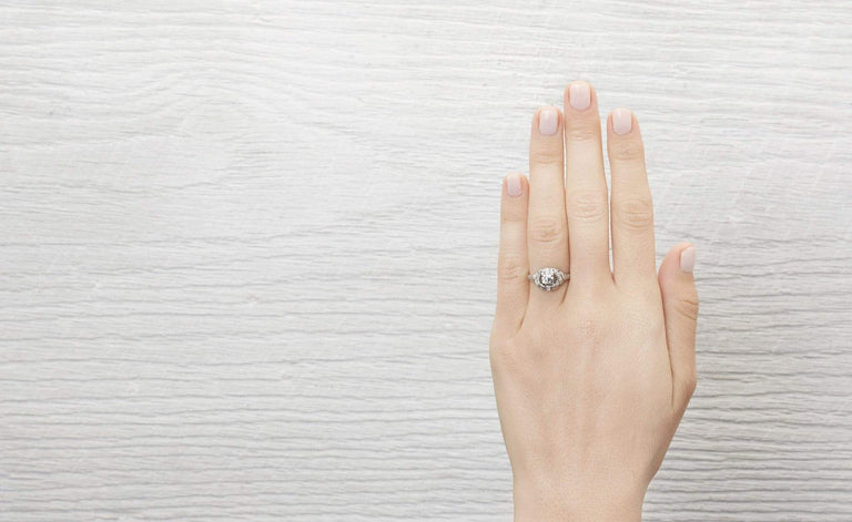 .50 Carat Edwardian Engagement Ring