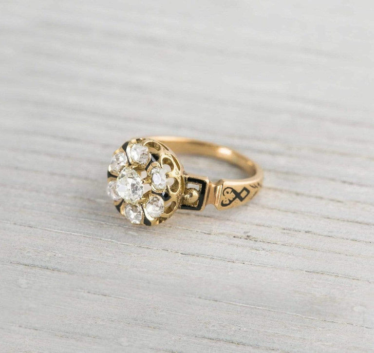 .50 Carat Gold Antique Victorian Engagement Ring