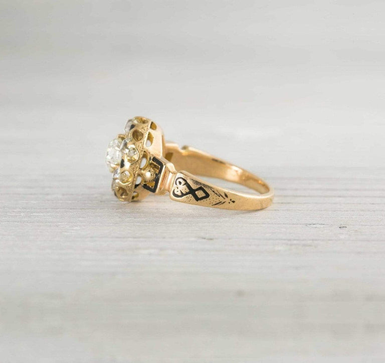 .50 Carat Gold Antique Victorian Engagement Ring