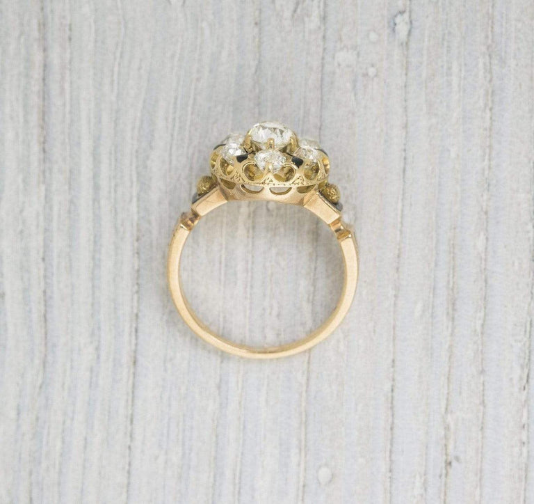 .50 Carat Gold Antique Victorian Engagement Ring