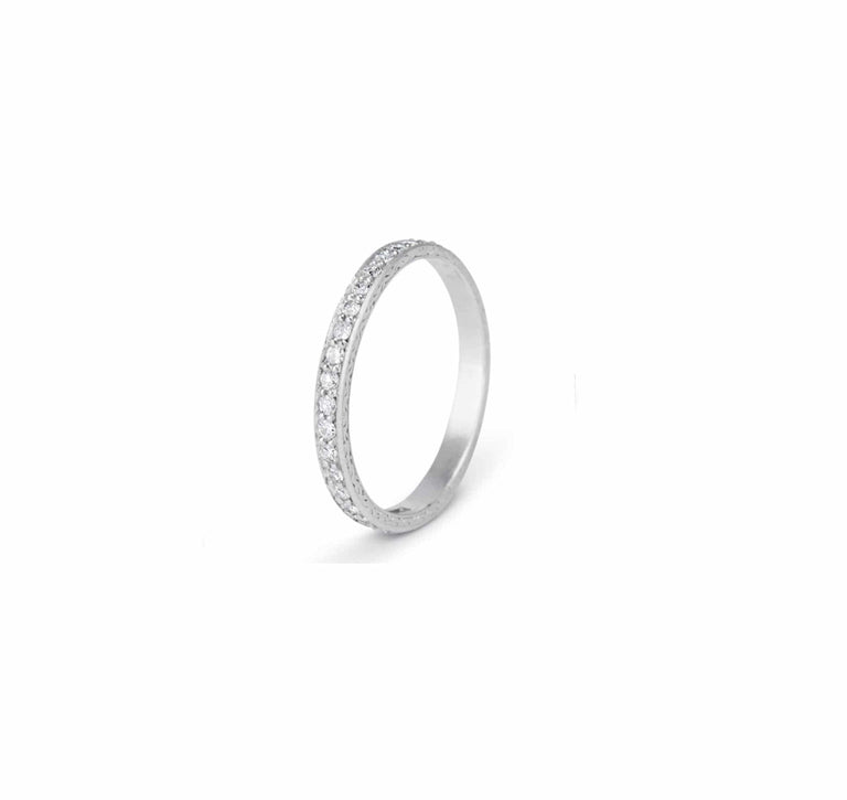 .50 Carat Single Cut Diamond Eternity Band
