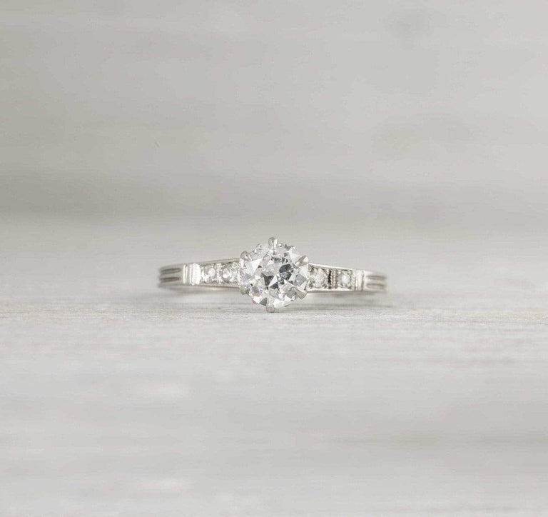 .50 Carat Vintage Art Deco Diamond Engagement Ring
