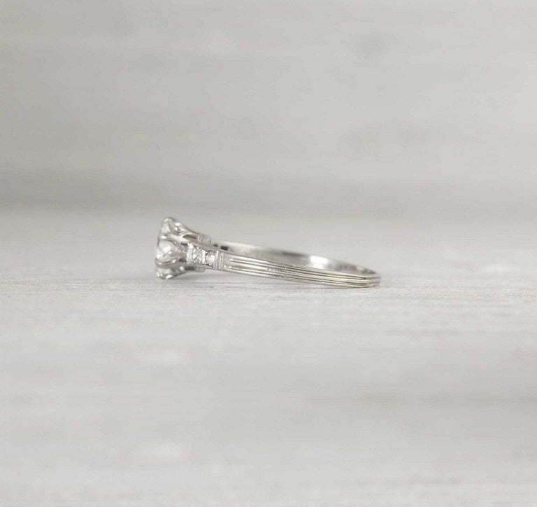 .50 Carat Vintage Art Deco Diamond Engagement Ring