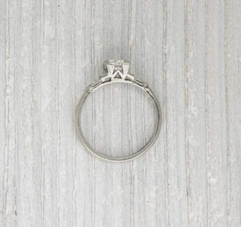 .51 Carat Vintage Art Deco Diamond Engagement Ring