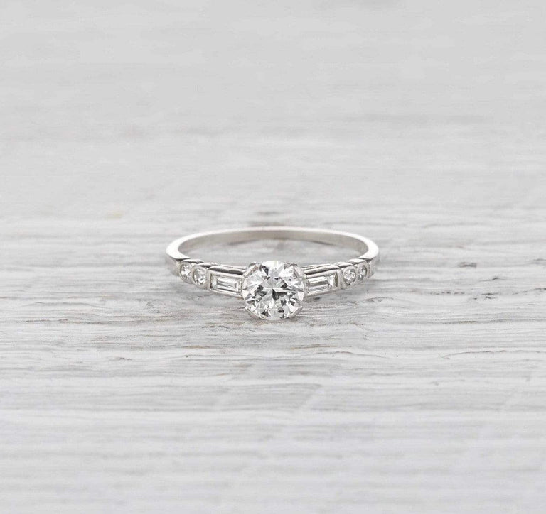.52 Carat Art Deco Engagement Ring