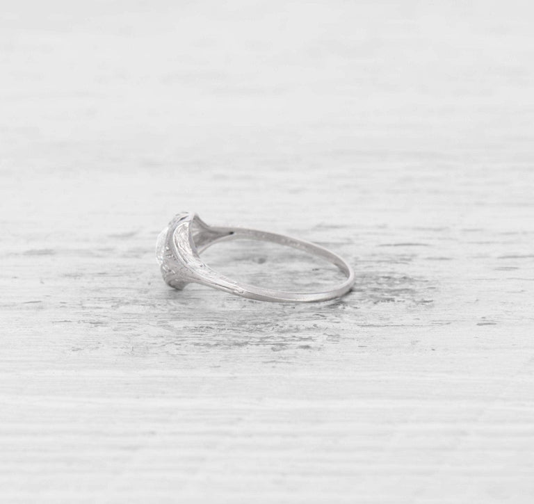 .52 CARAT EDWARDIAN DIAMOND ENGAGEMENT RING