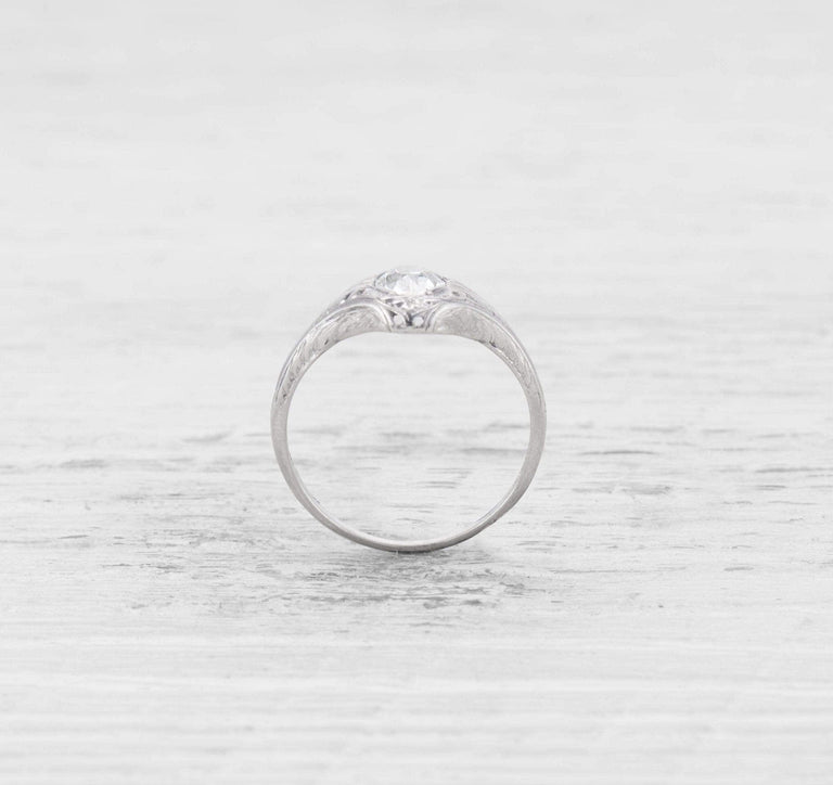 .52 CARAT EDWARDIAN DIAMOND ENGAGEMENT RING