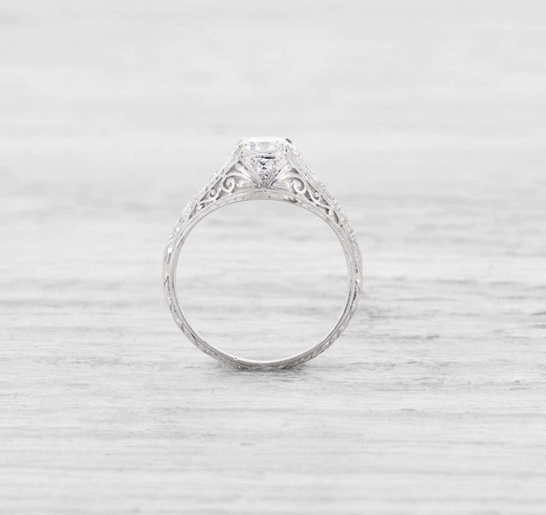 .52 CARAT EDWARDIAN DIAMOND ENGAGEMENT RING