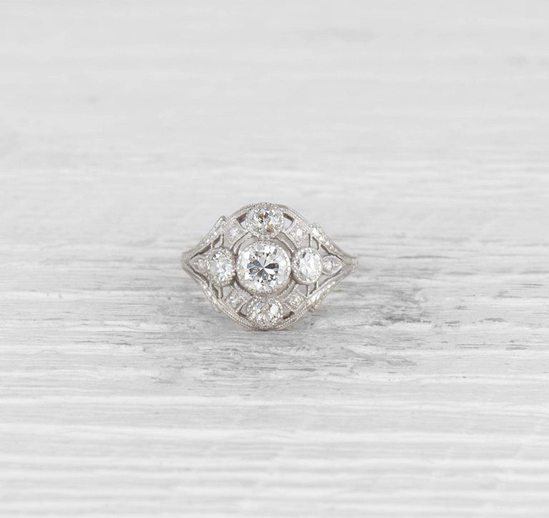 .54 CARAT ART DECO DIAMOND RING