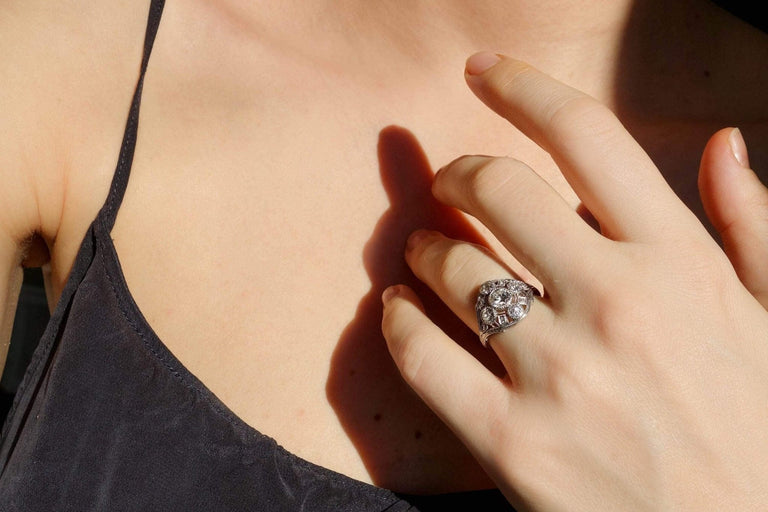 .54 CARAT ART DECO DIAMOND RING