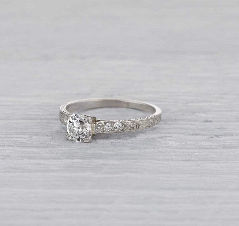 .54 Carat Art Deco Engagement Ring