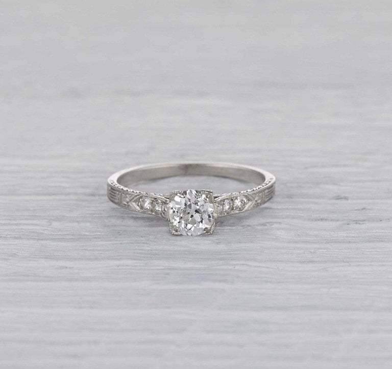 .54 Carat Art Deco Engagement Ring