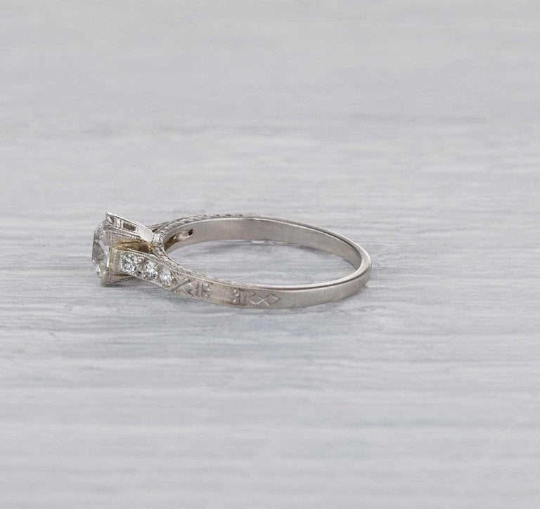 .54 Carat Art Deco Engagement Ring