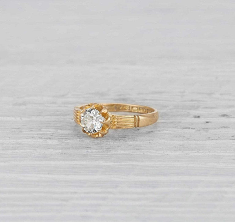 .54 Carat Victorian Diamond SOLITAIRE Engagement Ring