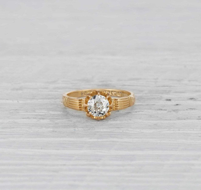 .54 Carat Victorian Diamond SOLITAIRE Engagement Ring