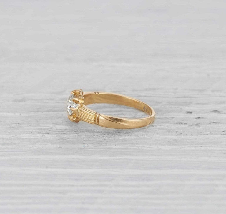 .54 Carat Victorian Diamond SOLITAIRE Engagement Ring
