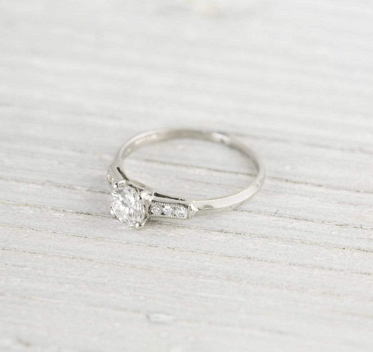 .54 Carat Vintage Art Deco Engagement Ring
