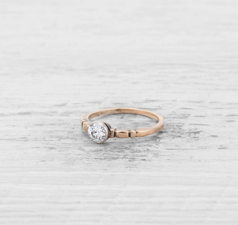 .55 CARAT ANTIQUE DIAMOND ENGAGEMENT RING