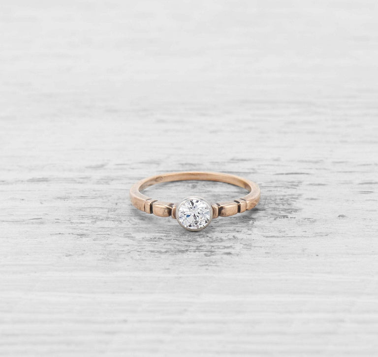 .55 CARAT ANTIQUE DIAMOND ENGAGEMENT RING