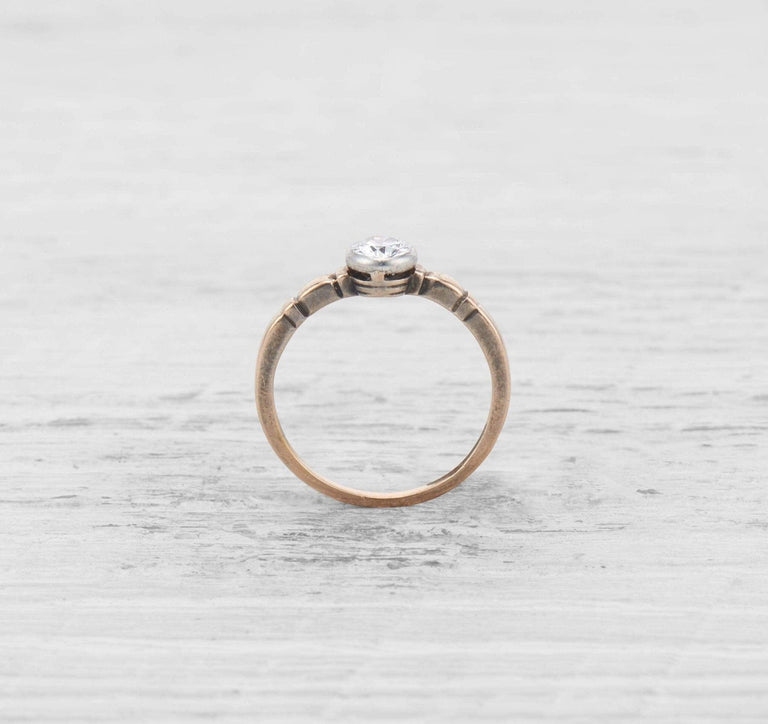 .55 CARAT ANTIQUE DIAMOND ENGAGEMENT RING