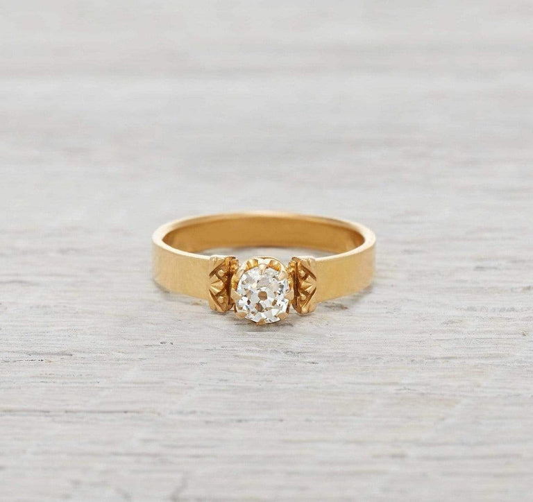 .55 Carat Antique Victorian Diamond Solitaire Engagement Ring