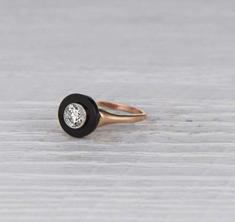 .55 Carat Art Deco Halo Ring