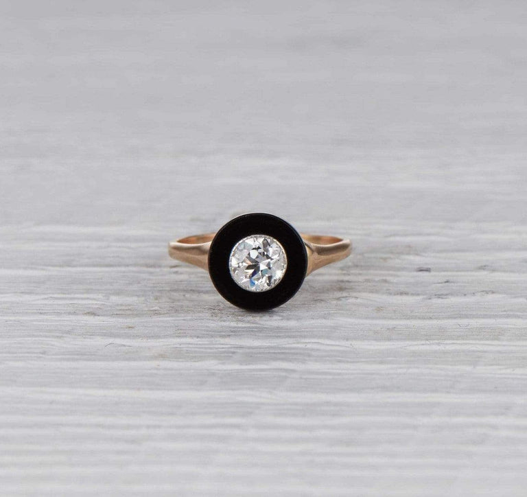 .55 Carat Art Deco Halo Ring