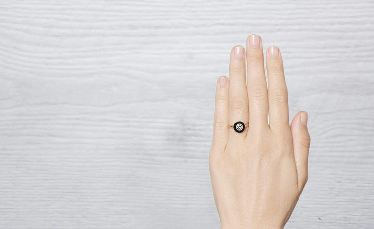 .55 Carat Art Deco Halo Ring