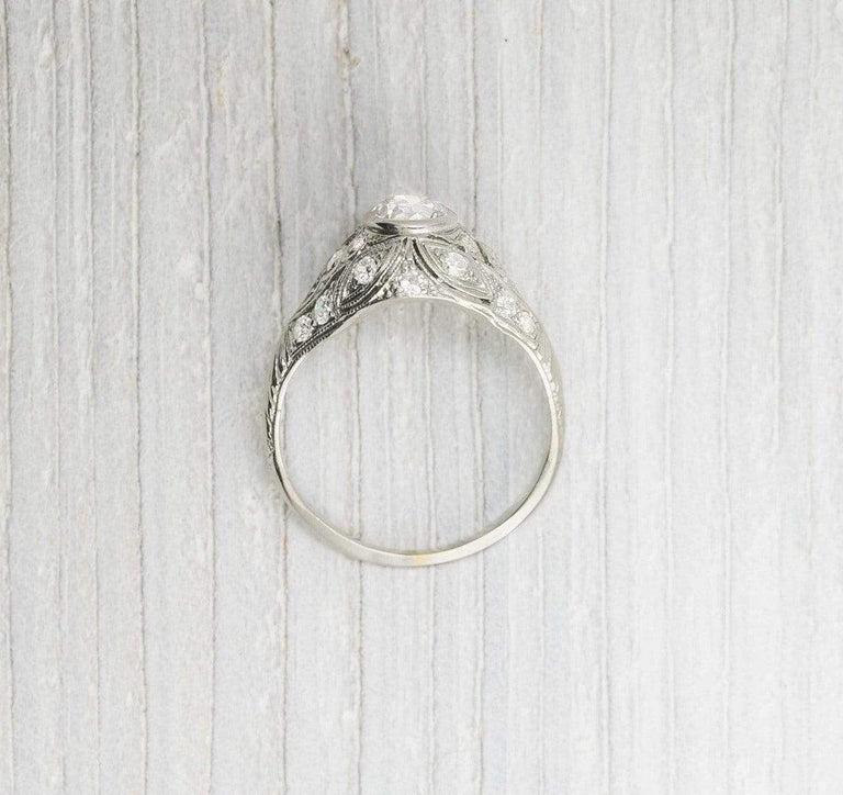 .55 Carat Vintage Edwardian Diamond Engagement Ring