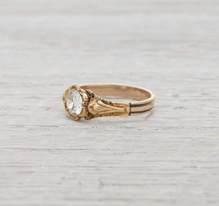 .56 Carat Gold Victorian Engagement Ring