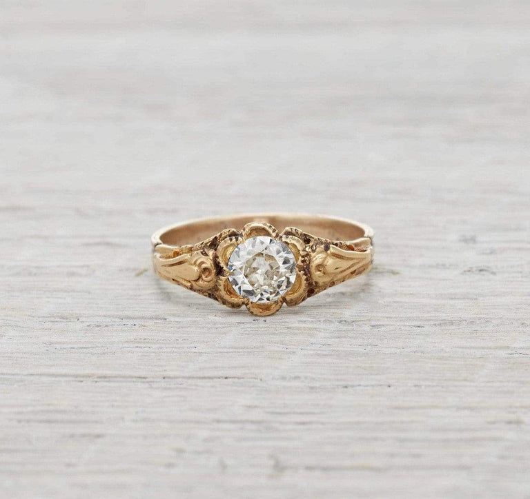.56 Carat Gold Victorian Engagement Ring