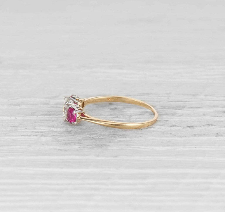 .56 Carat Retro Tiffany & Co. Ruby and Diamond Engagement Ring