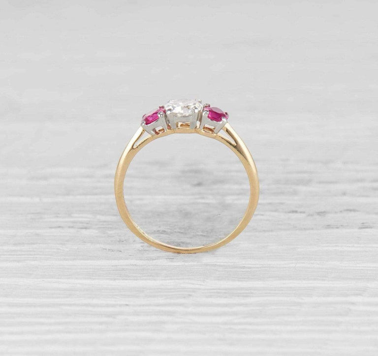 .56 Carat Retro Tiffany & Co. Ruby and Diamond Engagement Ring
