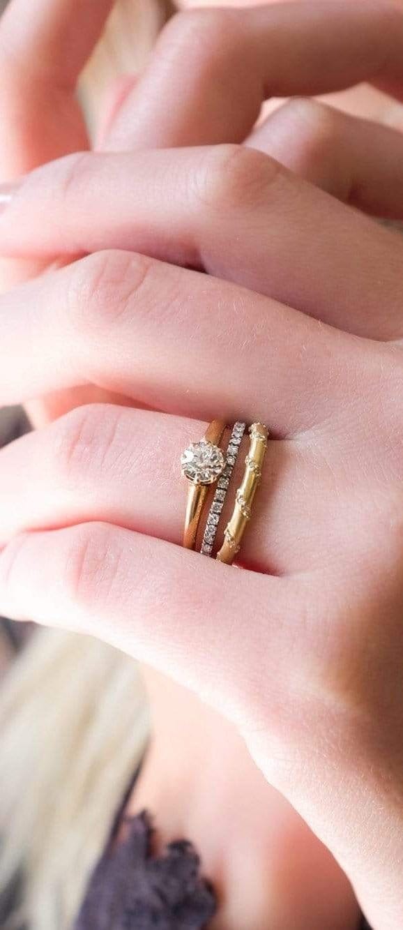 .56 Victorian Diamond Solitaire Antique Engagement Ring