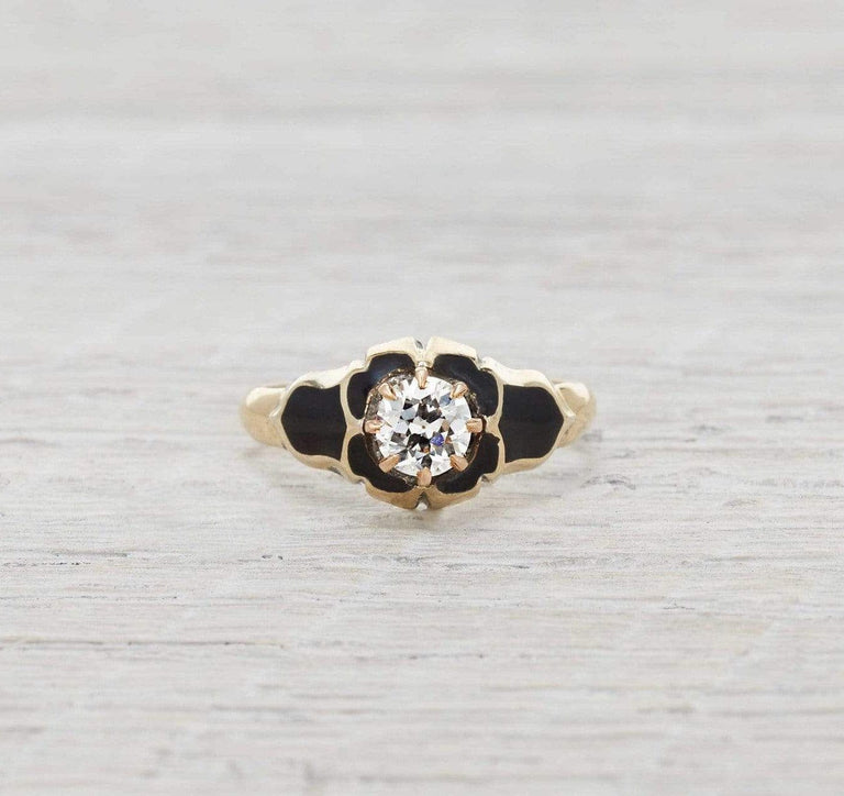 .57 Carat Gold Victorian Diamond Engagement Ring