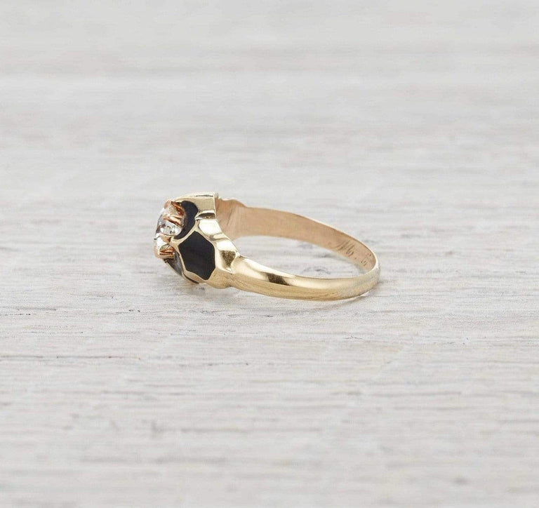 .57 Carat Gold Victorian Diamond Engagement Ring