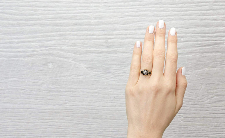 .57 Carat Gold Victorian Diamond Engagement Ring