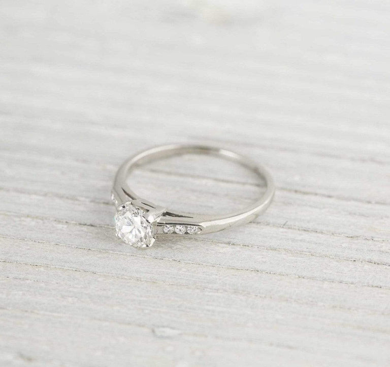 .58 Carat Vintage Diamond Engagement Ring