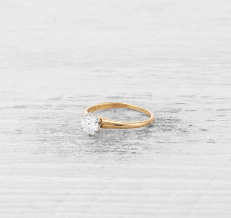 .59 CARAT TIFFANY & CO DIAMOND SOLITAIRE ENGAGEMENT RING