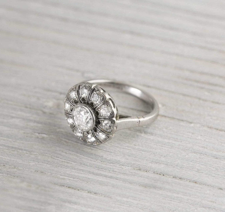 .60 Carat Art Deco Vintage Engagement Ring