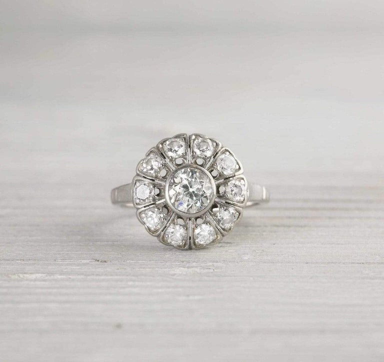 .60 Carat Art Deco Vintage Engagement Ring