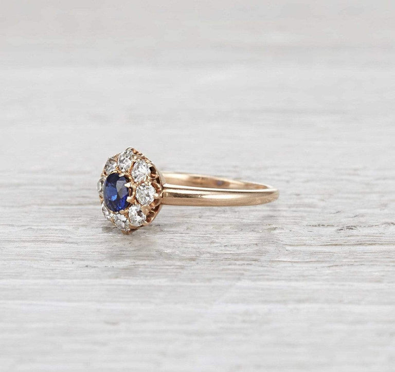 .60 Carat Victorian Sapphire Ring