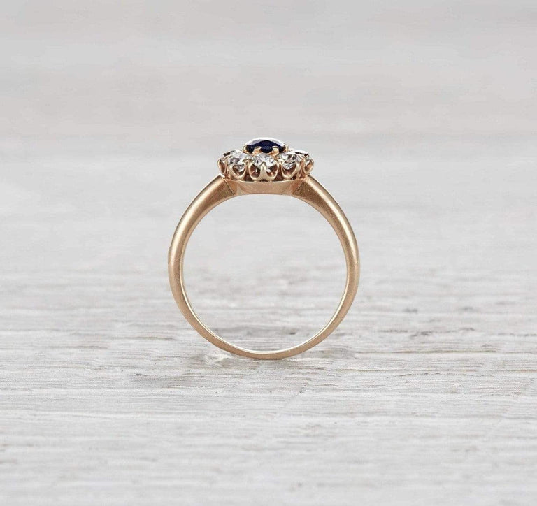 .60 Carat Victorian Sapphire Ring