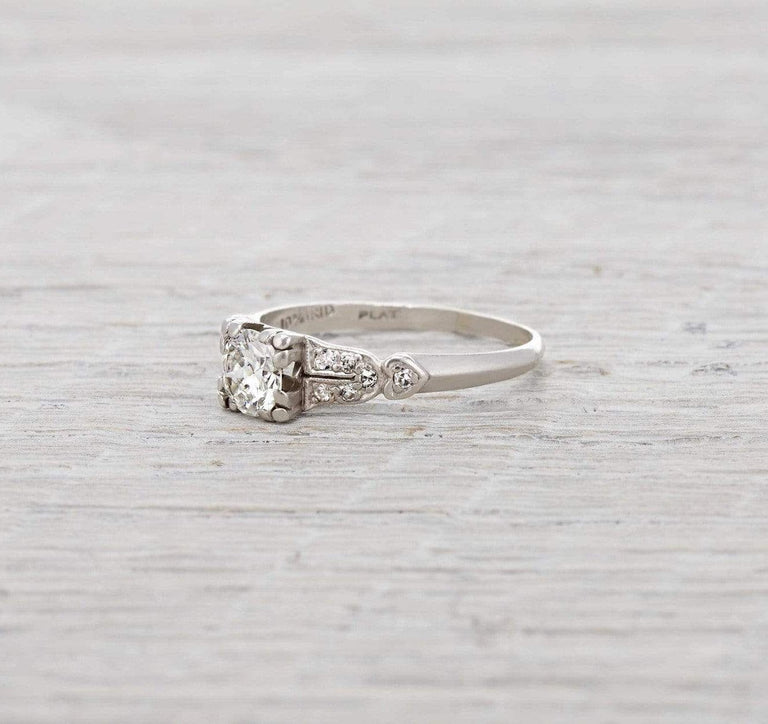.60 Carat Vintage Art Deco Diamond Engagement Ring
